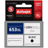ActiveJet Encre AH-653BRX (remplace HP 653XL 3YM75AE ; Premium ; 720 pages ; noire)