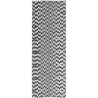 vidaXL Tapis d'extérieur ARAKIL Noir 80x250 cm PP