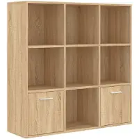 vidaXL Bibliothèque Chêne sonoma 98x30x98 cm Bois d’ingénierie