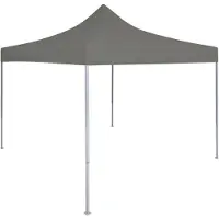 vidaXL Tente de réception pliante Pop-Up 3 x 3 m Anthracite