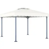 vidaXL -Arbor 300x300 cm Aluminium-crème