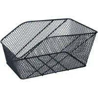 Dunlop Panier Vélo 13 Litres Arrière, Inclus Tyraps, Fixation Sans Outils, Métal, Noir