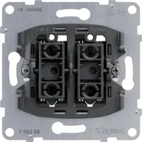 Legrand SEANO, module, interrupteur double, 10AX, bornes enfichables, 1 pièce.