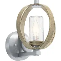Kichler Applique d'extérieur gris antique E14 40 W Grand Bank
