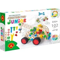 Alexander Toys Alexander Constructor 3in1 PULL TRUCK Set de construction créatif, 102 pièces, 40x26,5x6cm