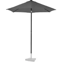 Vonroc Parasol Torbole - Ø200cm - Parasol Premium | Gris