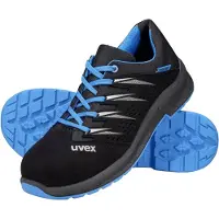 Uvex chaussures basses 2 tendance S1 bleu, noir largeur 12 T. 44