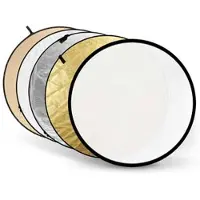 Godox 5-en-1 or, argent, or doux, blanc et translucide 110 cm