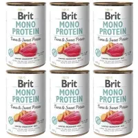 Brit Care Mono Protein Tuna &amp; Sweet Potato - nourriture monoprotéinée thon &amp; patates douces - 6x400 g