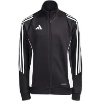 Adidas Veste de survêtement 'Tiro 24' noir / blanc