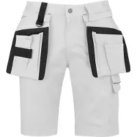 Storvik Thijs short de travail stretch blanc