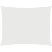 vidaXL Voile d'ombrage Oxford Rectangulaire 4x6 m Blanc