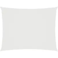 vidaXL Voile de parasol tissu oxford rectangulaire 3x5 m blanc