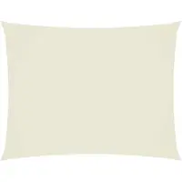 vidaXL Voile d'ombrage Oxford Rectangulaire 3x6 m Crème