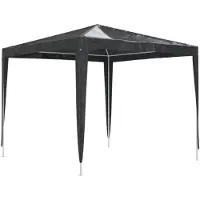 vidaXL Tente de réception professionnelle 2,5x2,5 m Anthracite 90 g/m²