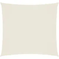 vidaXL SUNSHADE Square 2.5 x 2.5 M Oxford Stoff Cream -Coloured