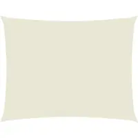 vidaXL Pare-soleil Rechteck 3,5 x 4,5 M Oxford Stoff Cream -Coloré