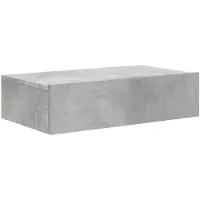 vidaXL Armoire TV avec lampes LED gris béton 60x35x15,5 cm