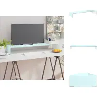 vidaXL Élément TV à poser/élevation d'écran Vert 100x30x13 cm - Meuble TV
