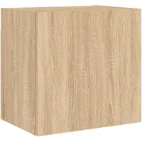 vidaXL Armoire TV murale chêne Sonoma 40,5x30x40 cm Matériau dérivé du bois