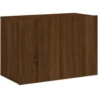 vidaXL Armoire TV murale marron imitation chêne 60x30x41 cm