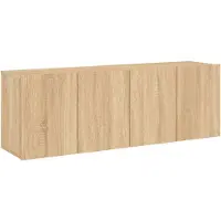 vidaXL Armoires TV murales 2 pièces chêne Sonoma 60x30x41 cm