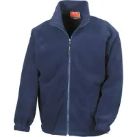 Result Veste de travail polaire zippée Bleu Marine S