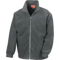Result Veste de travail polaire zippée Gris Foncé XL