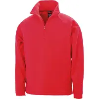 Result Sweat-shirt micropolaire col zippé Rouge 3XL