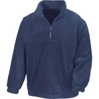 Result Veste polaire col zippé POLARTHERM Bleu Marine S