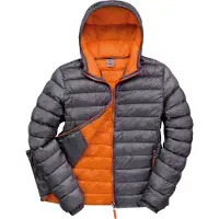 Result R194M | Mens Snow Bird Padded Jacket - Couleur : Grey/Orange - Taille : XL