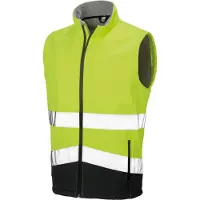 Result GILET SOFTSHELL HIGH VIZ Fluorescent Yellow/Black - Result R451X - Taille L