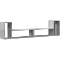 DKD Home Decor Armoires TV 2 pcs. Gris béton 100x30x50 cm Bois composite