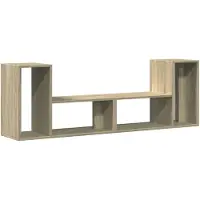 vidaXL Armoires TV 2 pcs. chêne Sonoma 75x30x50 cm Matériau bois