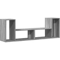 vidaXL Armoires TV 2 pcs. Gris Sonoma 75x30x50 cm Bois composite
