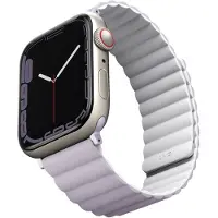 Uniq Bracelet Apple Watch 42/44/45/49 Mm Revix Magnetique Mauve (-45mm-revlilwht)