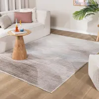 FRAAI Tapis moderne | Field Taupe | 140x200cm | Taupe | Rectangulaire | Tapis