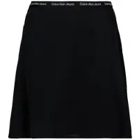 Calvin Klein Jeans Jupes courtes LOGO ELASTIC SKIRT femmes - Noir - EU S