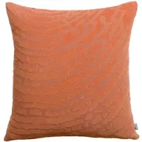 Vivaraise Housses de coussins INES - Orange - 45x45 cm