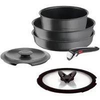 Tefal Set de casseroles Ingenio Gris 6 pièces