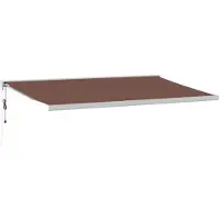 vidaXL Store automatique brun 500x300 cm
