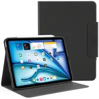 Pipetto Origami No5 Rotating Folio Case Apple iPad Air 13 pouces (2026) M4 / (2025) M3 / (2024) M2 - Noir