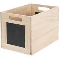 Merkloos Aufbewahrungsbox mit Kreidetafel (20 cm)