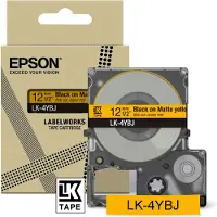 Epson C53S672074 ruban d'étiquette Noir sur jaune