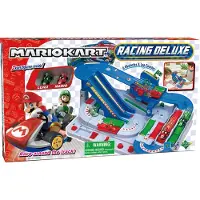 Super Mario Mario Kart Racing Deluxe Action Circuit With 6 Obstacles And Turns Accountant Multicolore Enfants