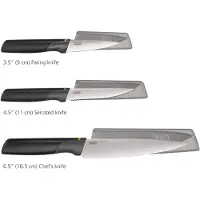 Joseph Joseph Sambonet Couteaux avec support Set de 3 pcs