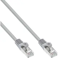 InLine 72514 Câble de raccordement, SF/UTP, Cat.5e, gris, 1,5m