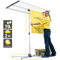 Ryobi Wäschetrockner Swing 200, für 2 Wäscheladungen, klappbar, Wäscheständer