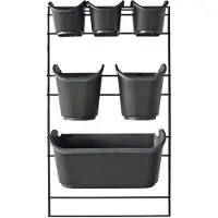 Nature - Jardinage vertical avec structure métallique - H84 x 48 cm - kit complet