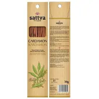 Sattva Ayurveda Sattva Natural Indian Incense Natural Indian Incense Cardamon 15Pcs